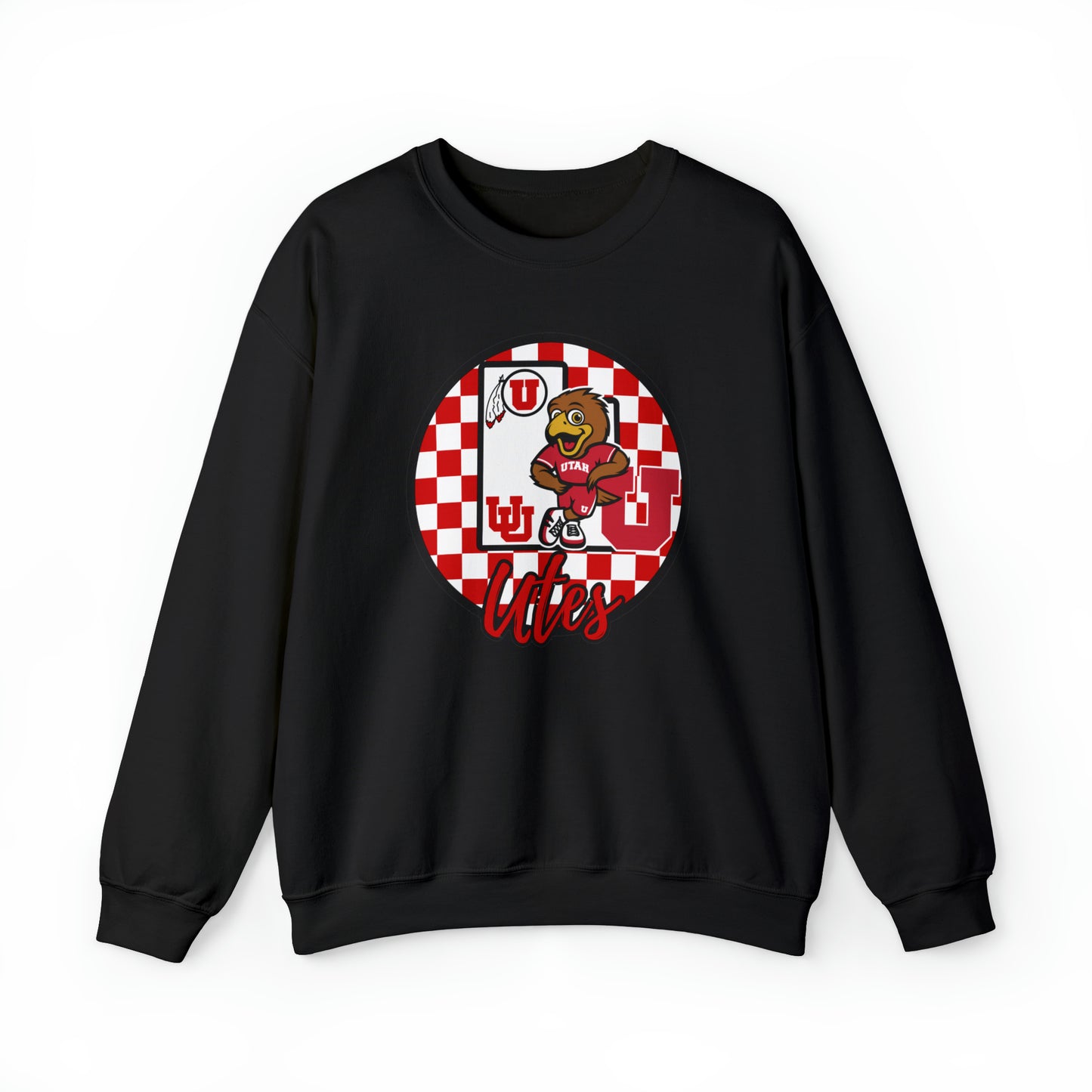 Utah Utes Checkered Sweatshirt