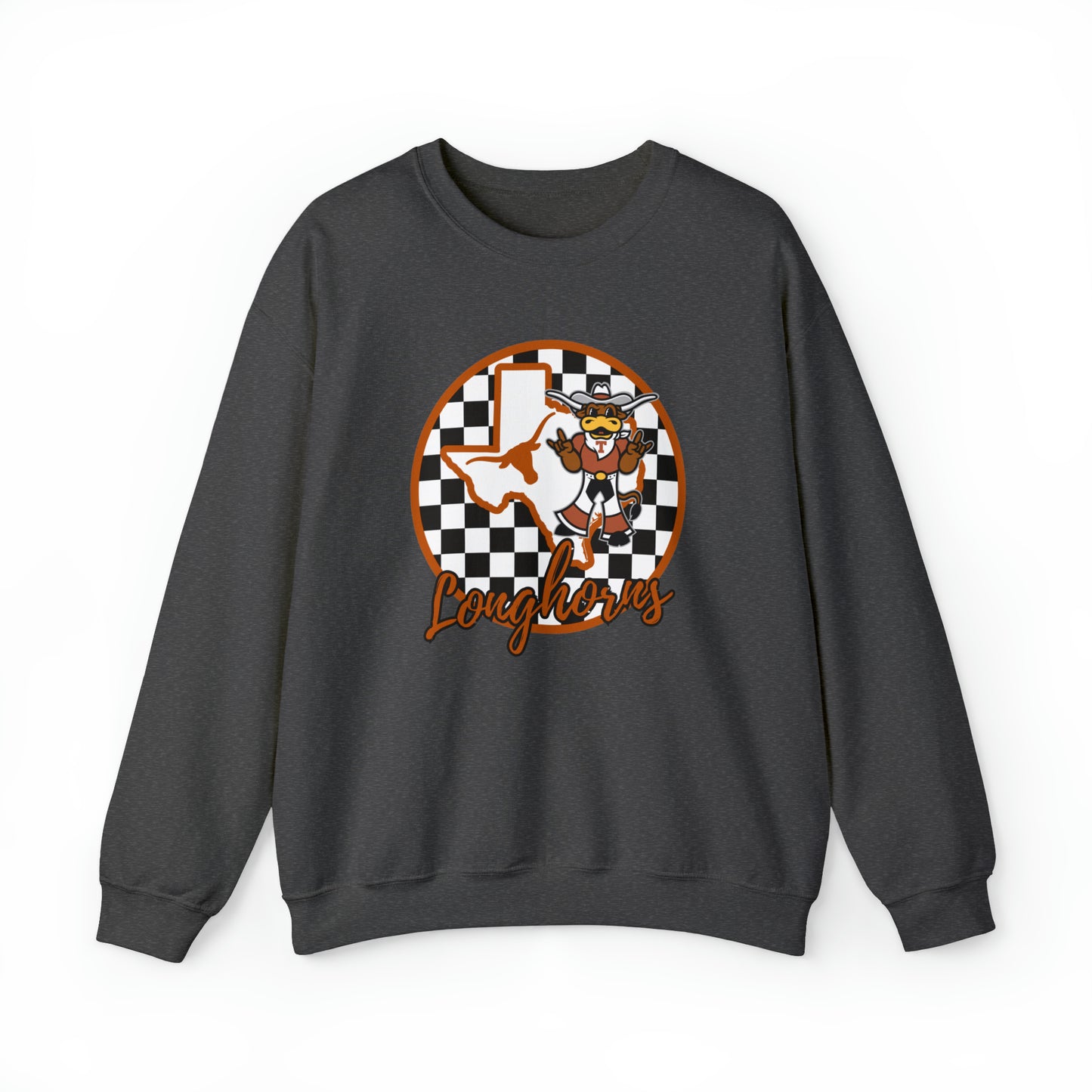 Texas Longhorns Checkered Sweatshirt