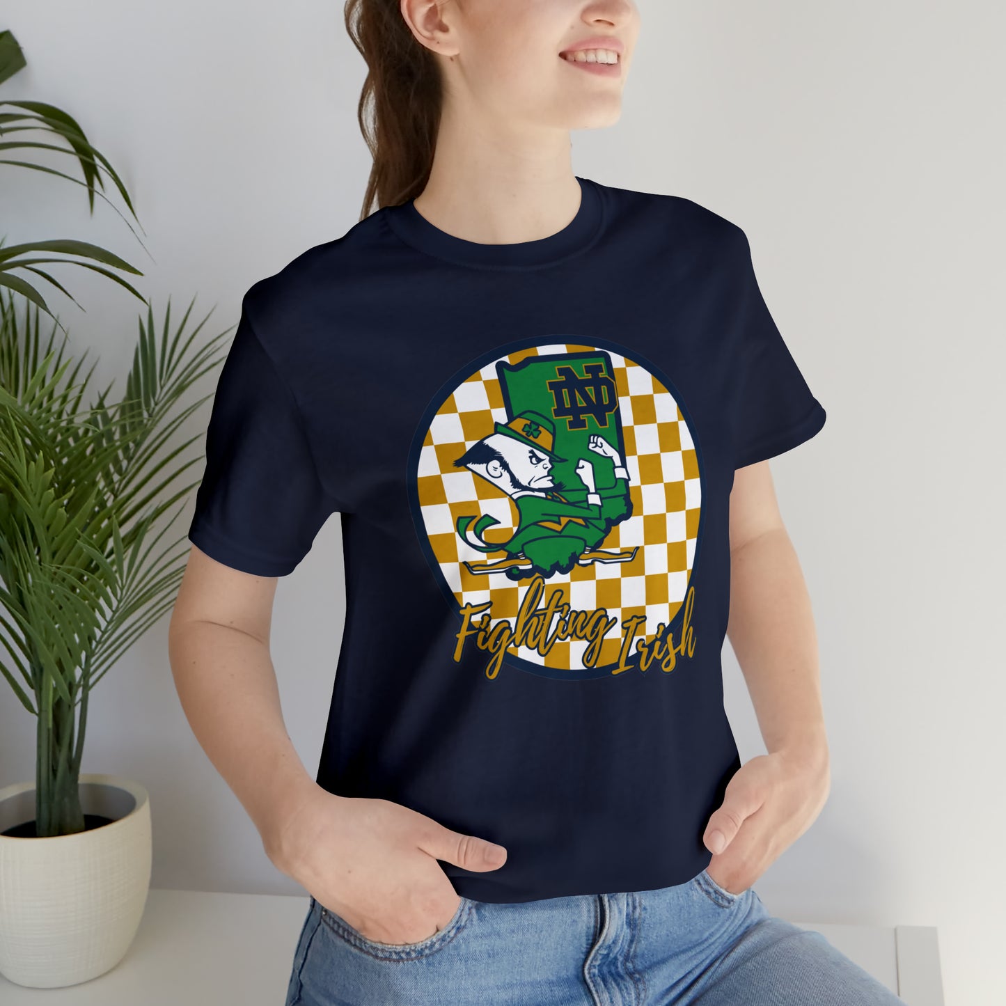 Notre Dame Fighting Irish Checkered Circle