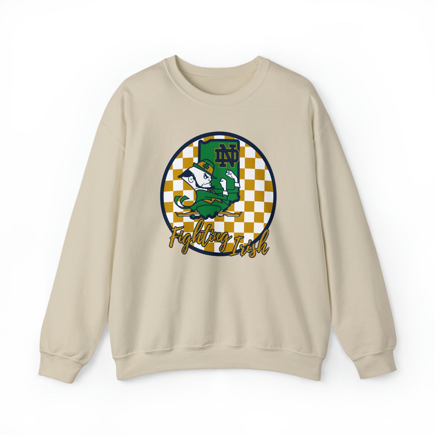 Notre Dame Fighting Irish Checkered Sweatshirt