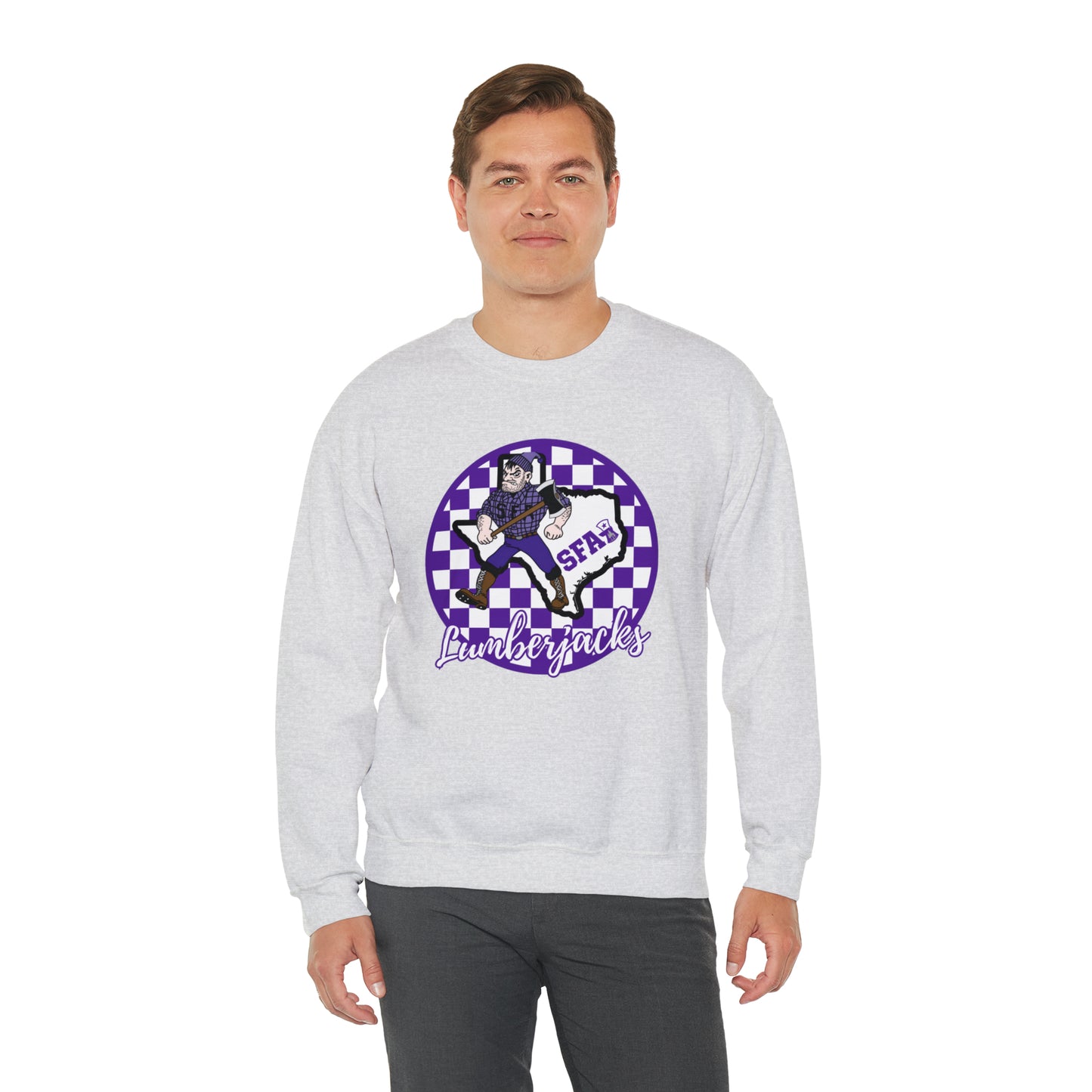 SFA Lumberjacks Checkered Sweatshirt