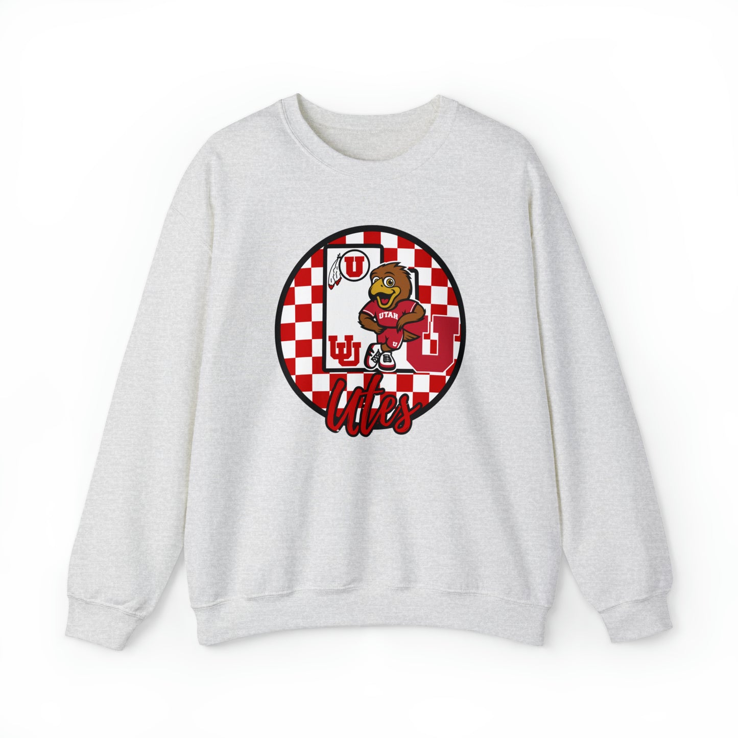 Utah Utes Checkered Sweatshirt