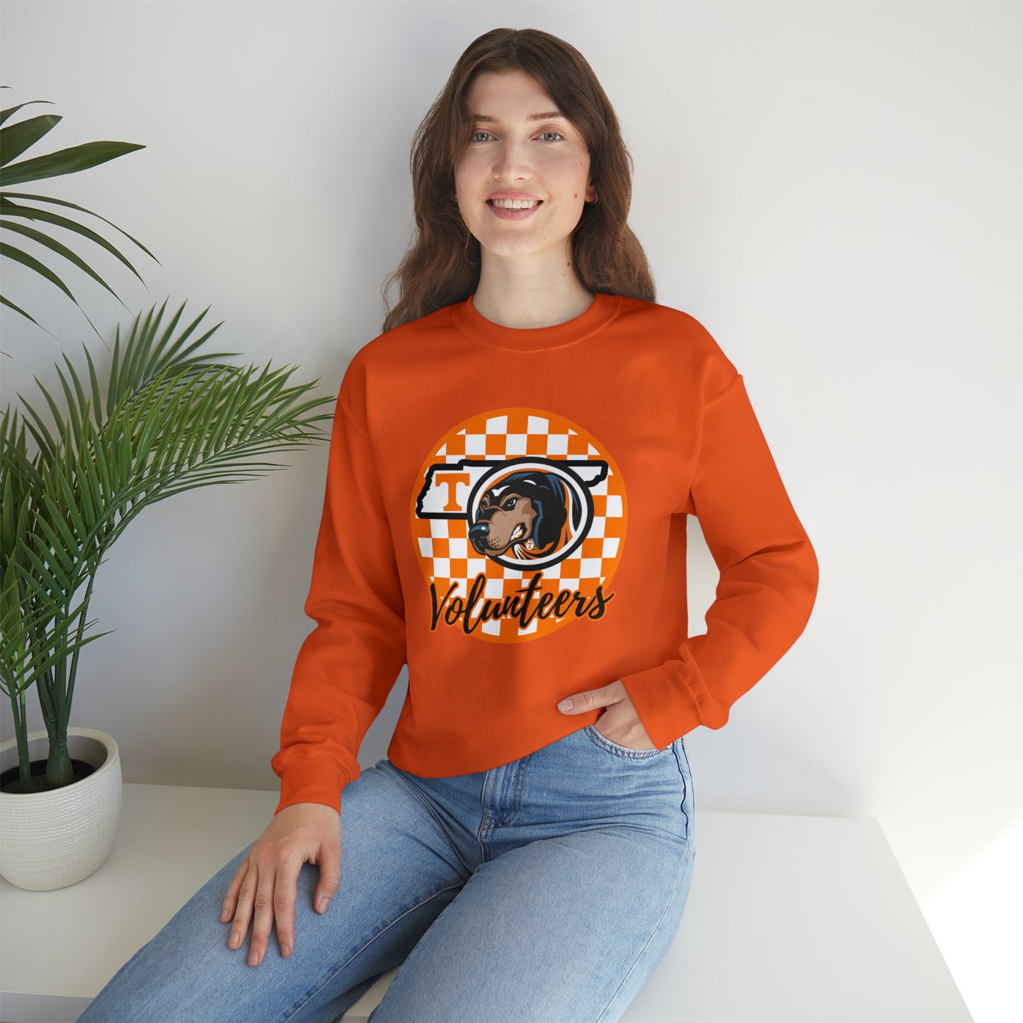 Tennessee Volunteers Checkered Sweatshirt