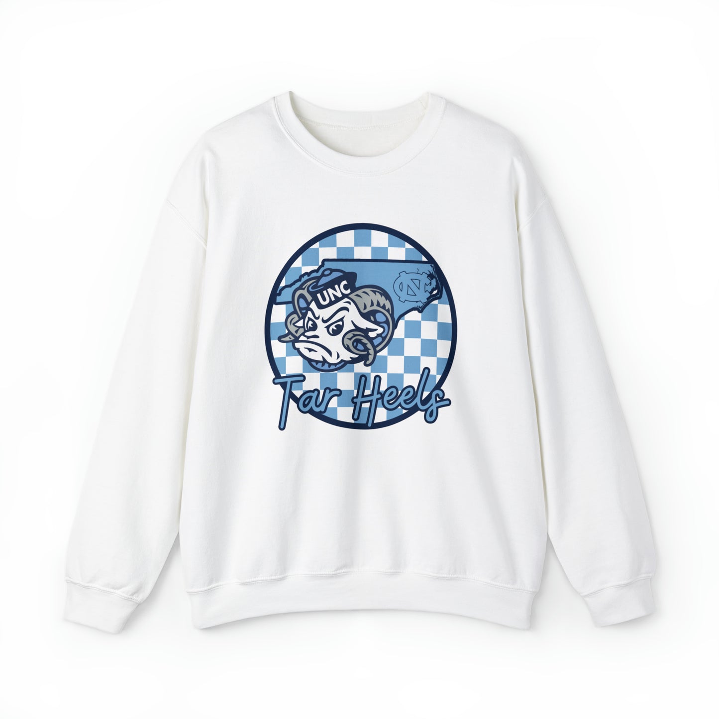 North Carolina Tar Heels Checkered Sweatshirt