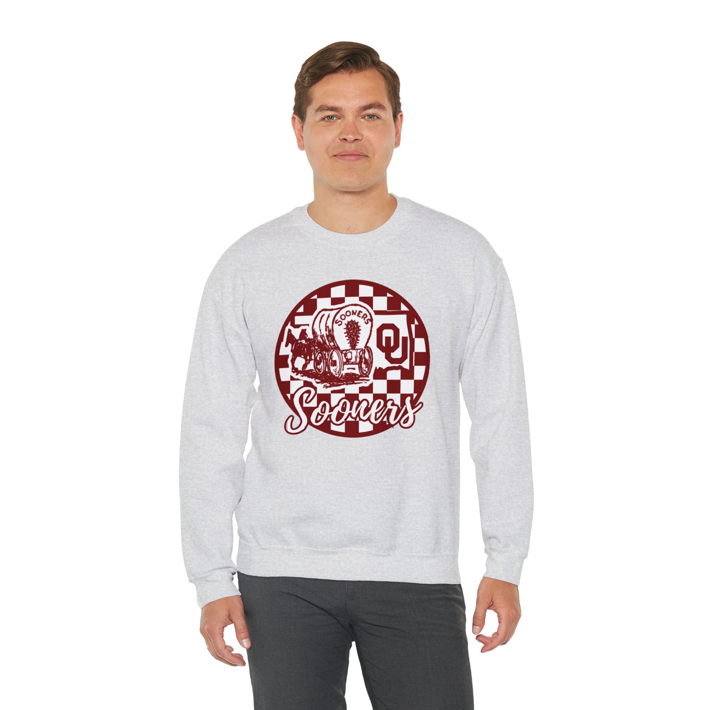 Oklahoma Sooners Checkered Sweatshirt