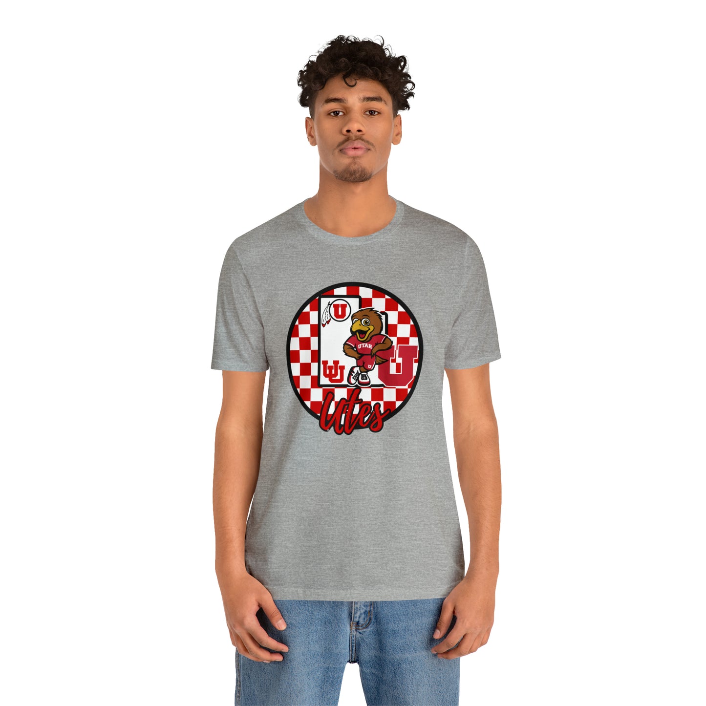 Utah Utes Checkered Circle