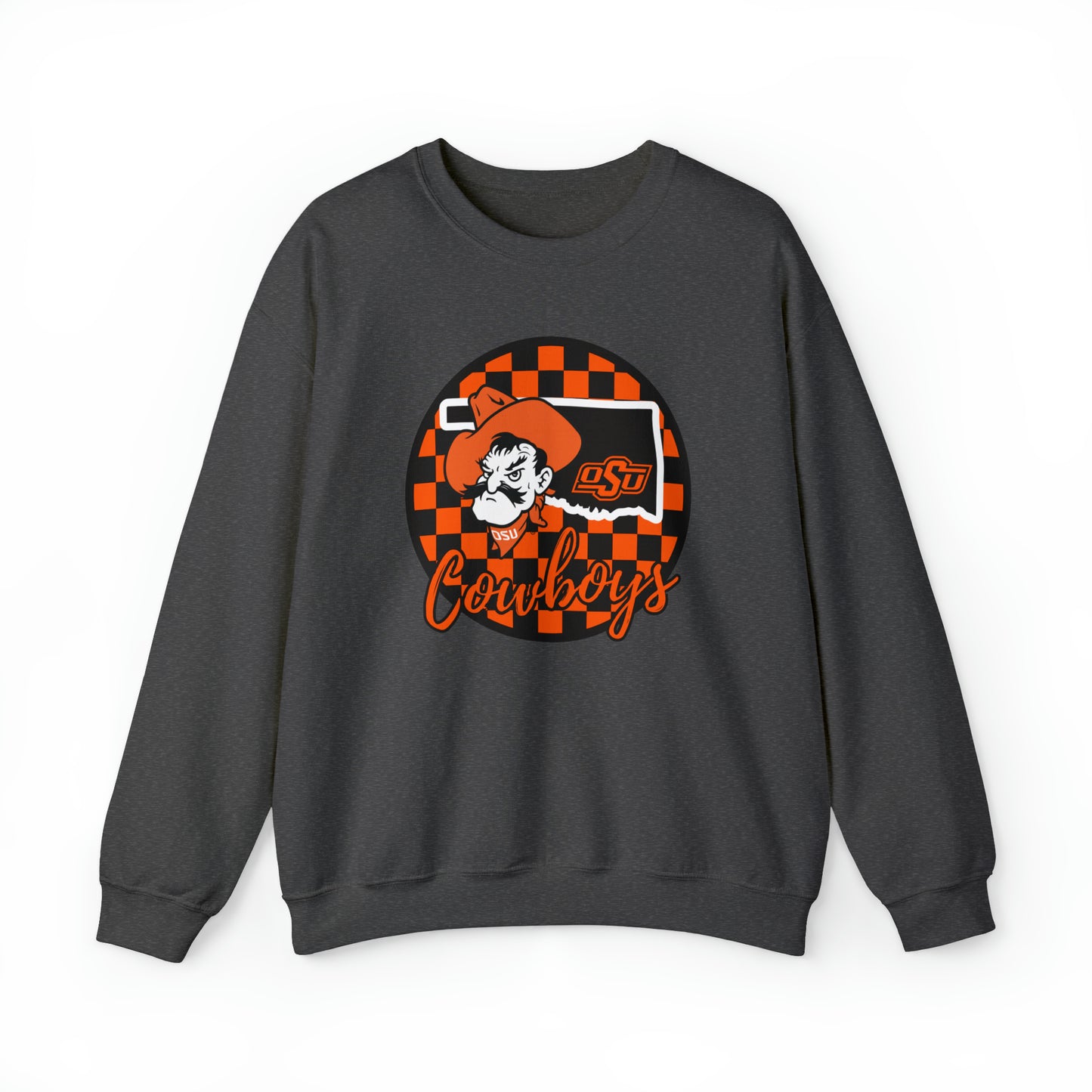 OSU Cowboys Checkered Sweatshirt