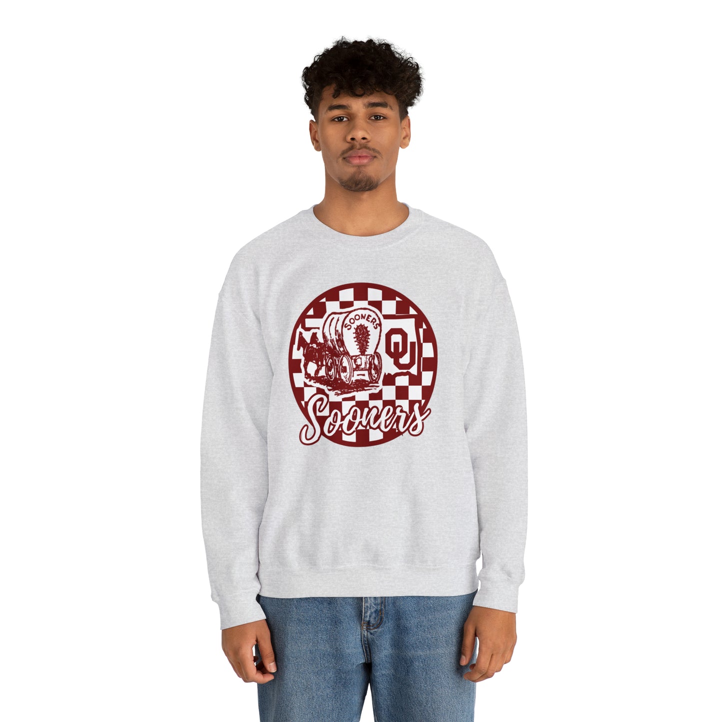 Oklahoma Sooners Checkered Sweatshirt