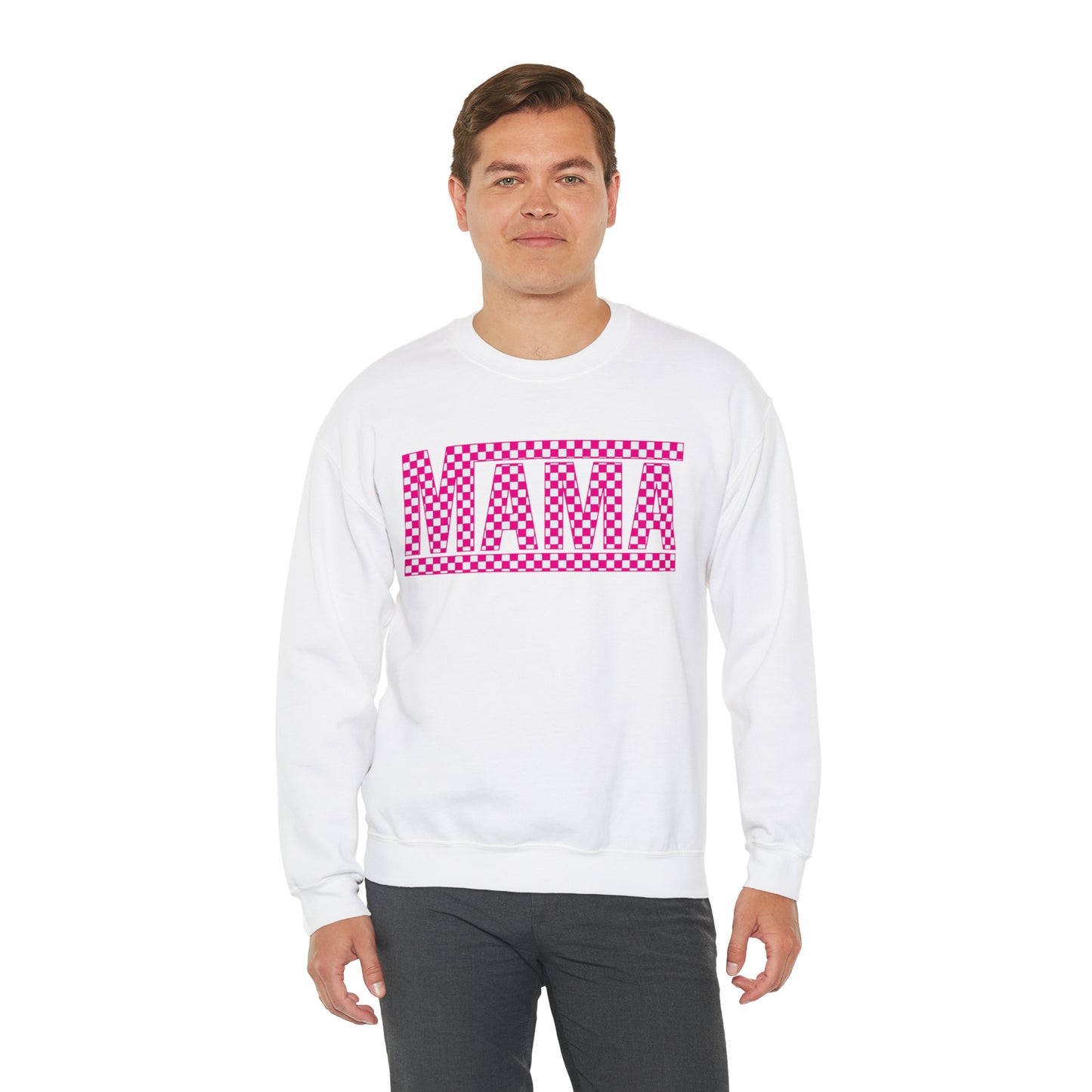 Mama Checkered Sweatshirt