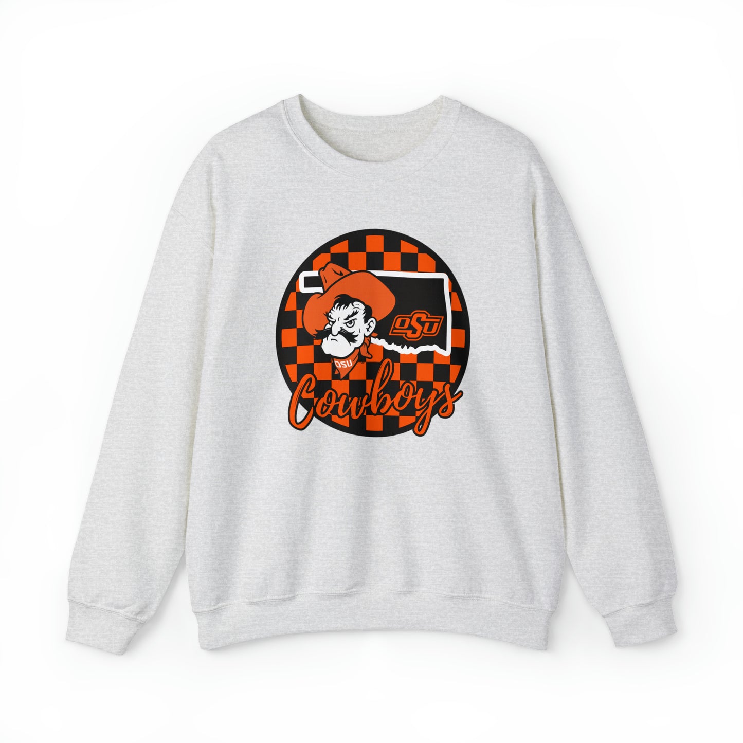 OSU Cowboys Checkered Sweatshirt