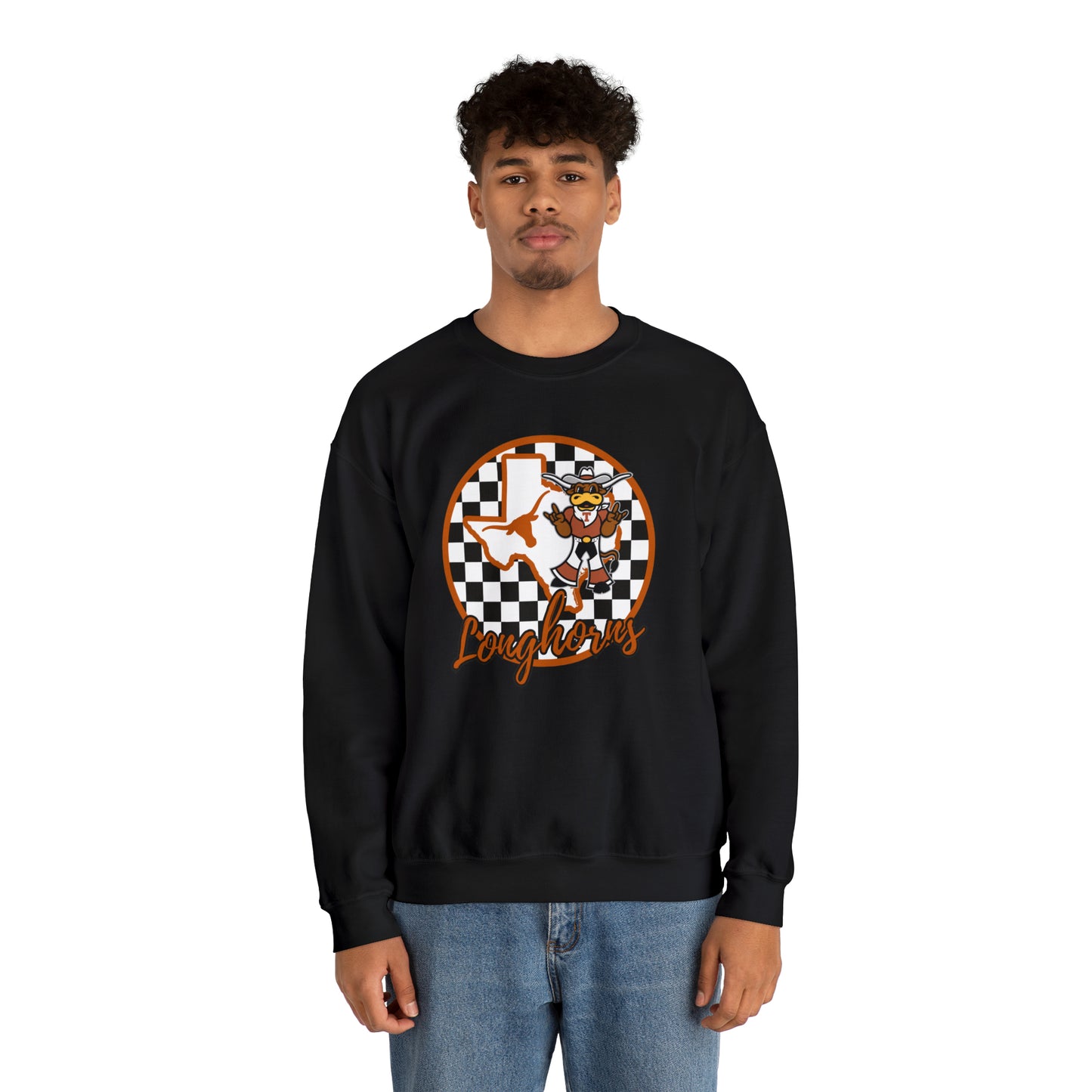 Texas Longhorns Checkered Sweatshirt