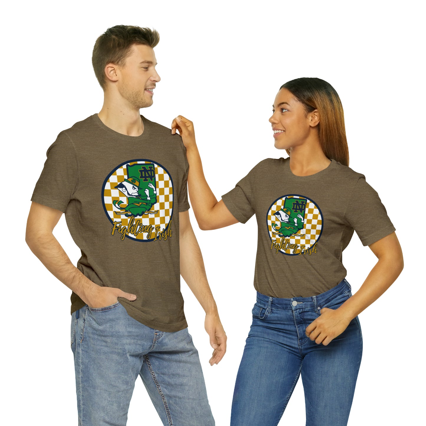 Notre Dame Fighting Irish Checkered Circle