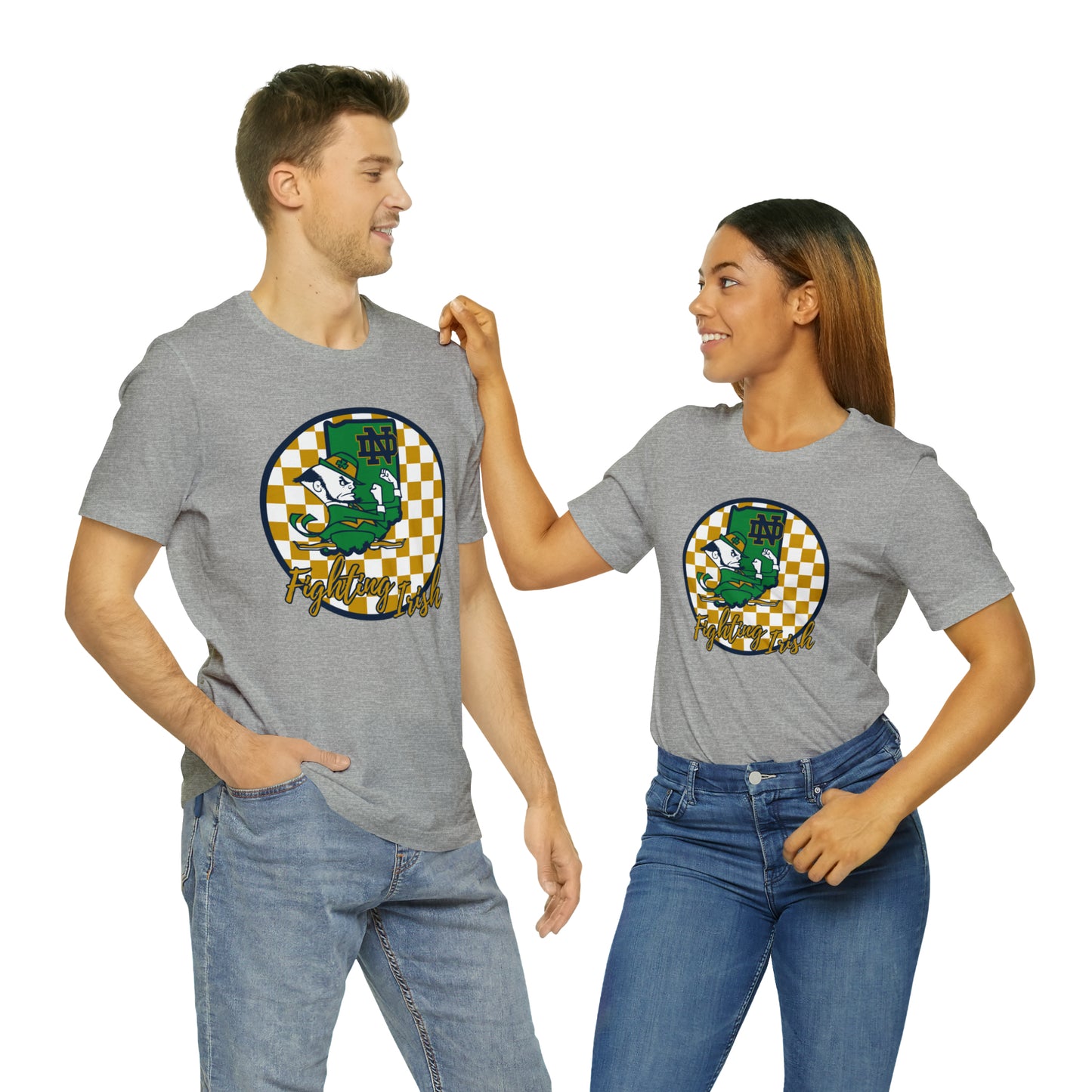 Notre Dame Fighting Irish Checkered Circle