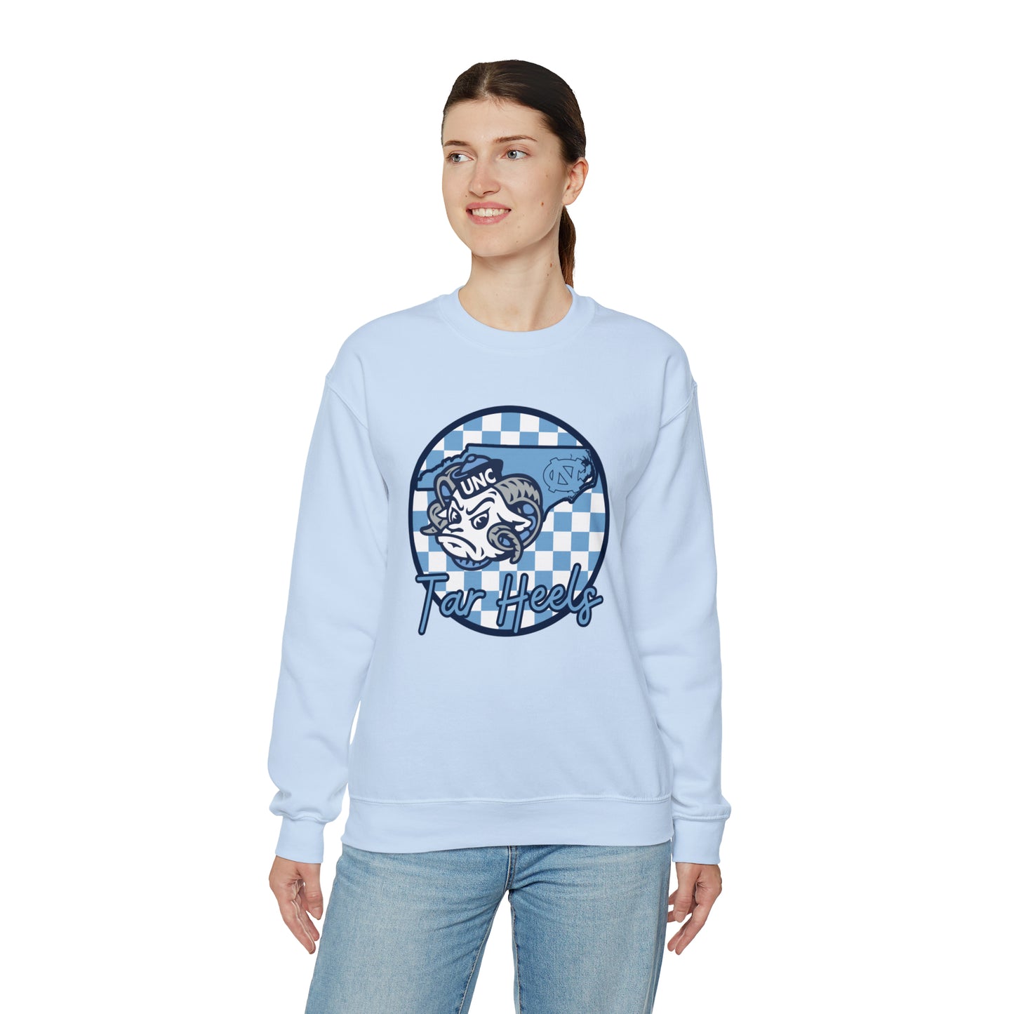 North Carolina Tar Heels Checkered Sweatshirt