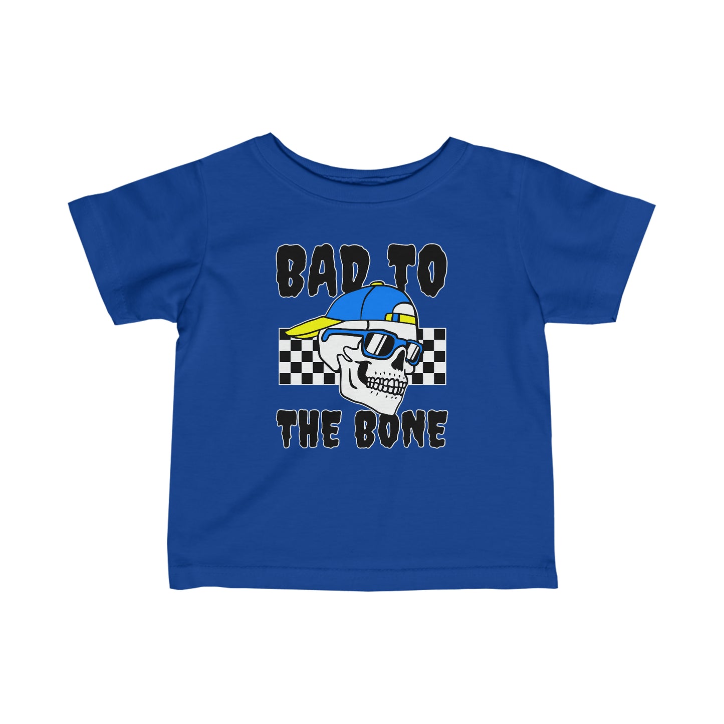 Bad to the Bone - Infant Yellow/Blue