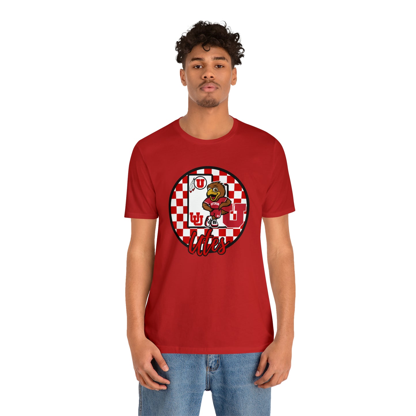 Utah Utes Checkered Circle