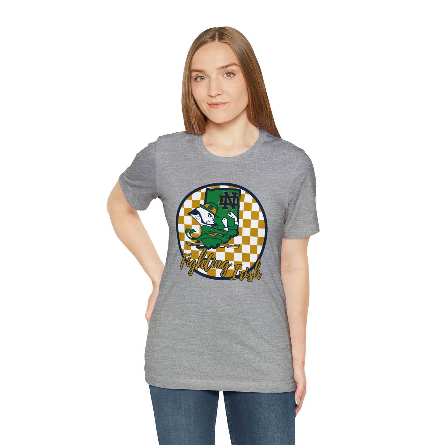 Notre Dame Fighting Irish Checkered Circle