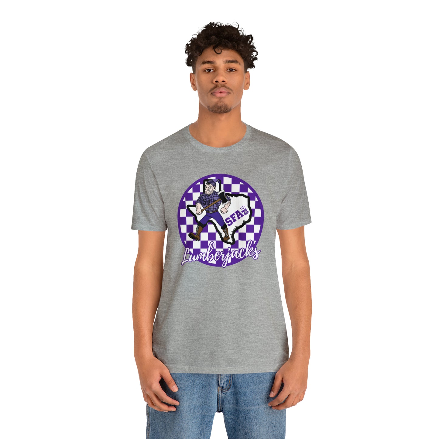 SFA Lumberjacks Checkered Circle