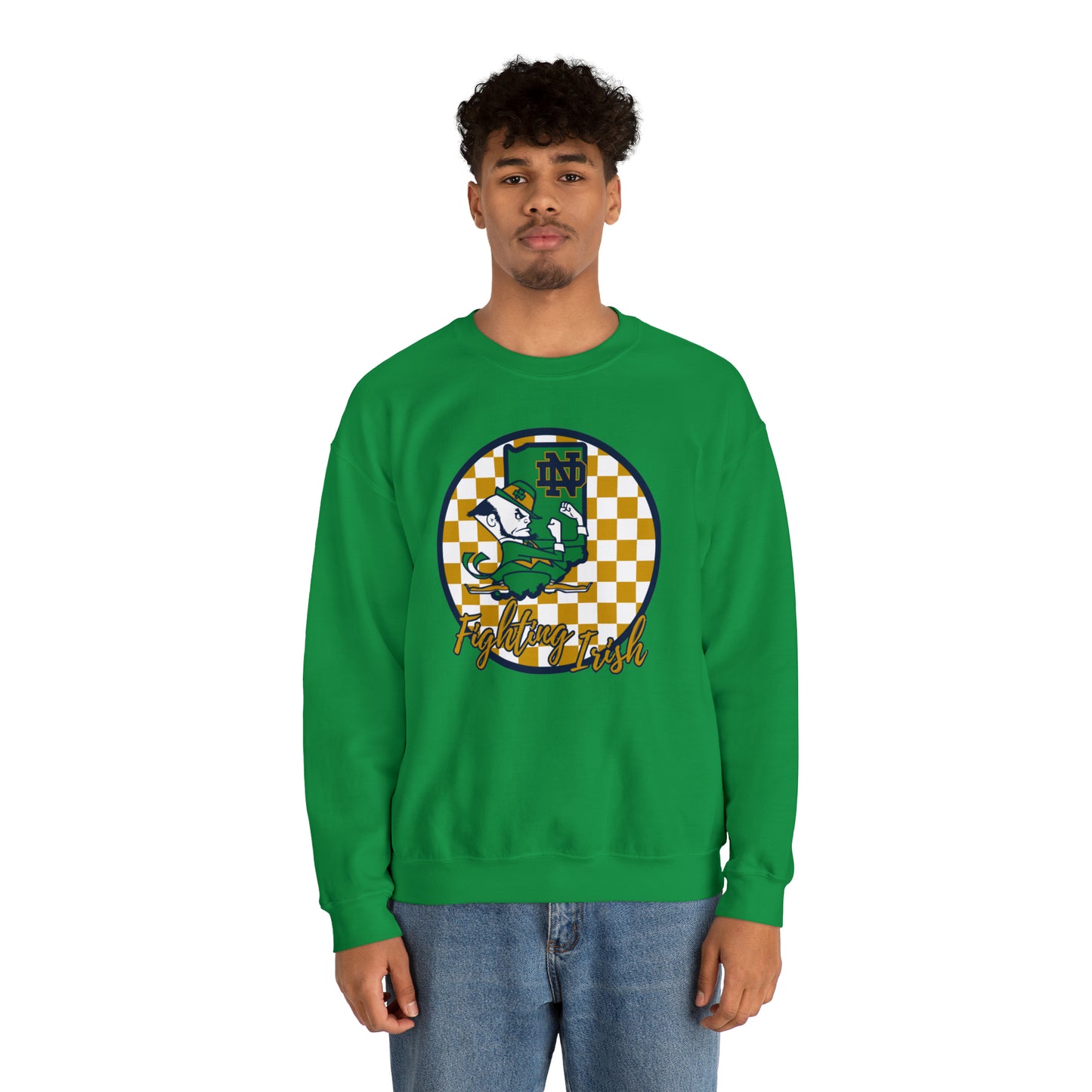 Notre Dame Fighting Irish Checkered Sweatshirt