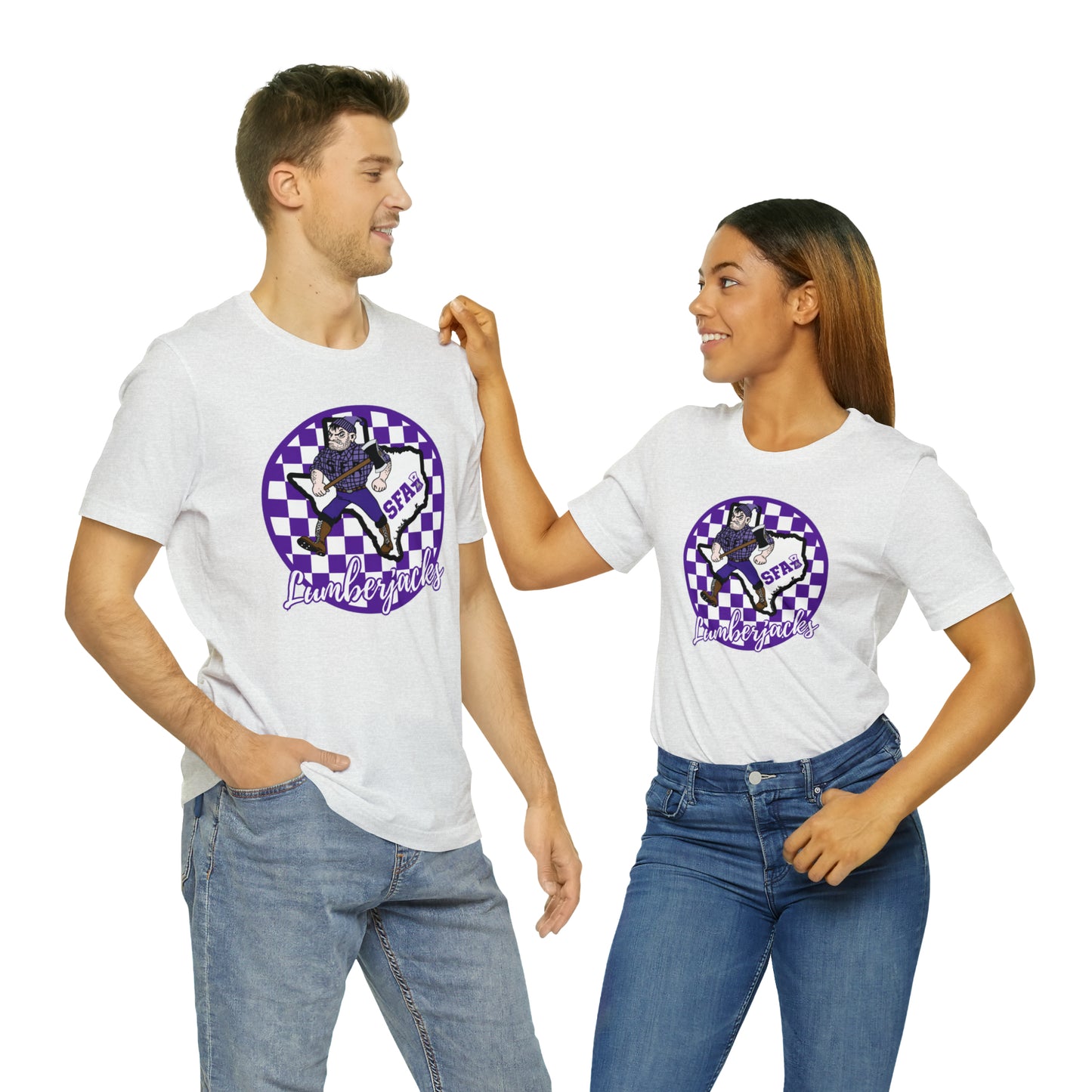 SFA Lumberjacks Checkered Circle