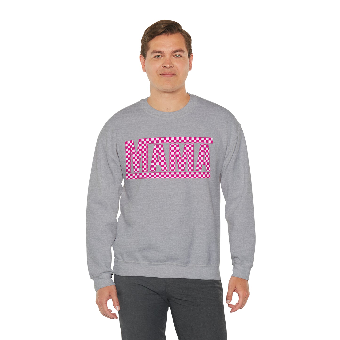 Mama Checkered Sweatshirt