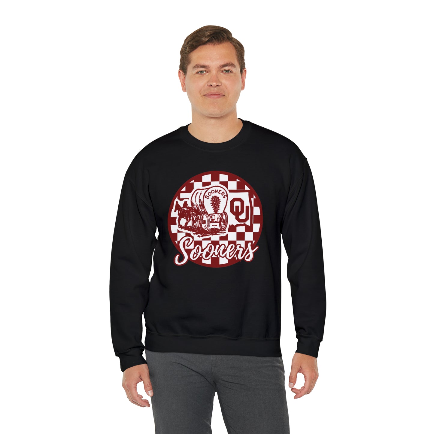 Oklahoma Sooners Checkered Sweatshirt