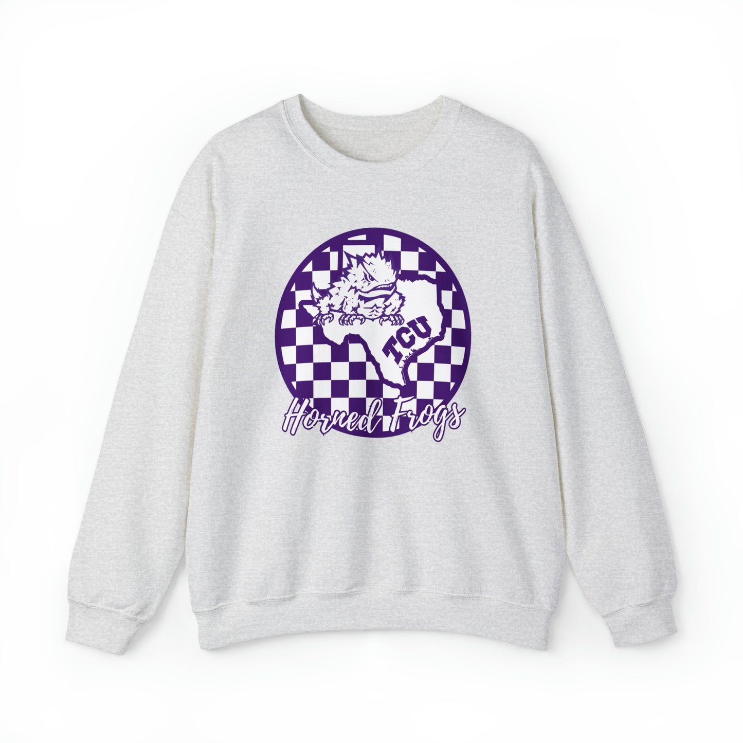 TCU Horned Frogs Checkered Sweatshirt