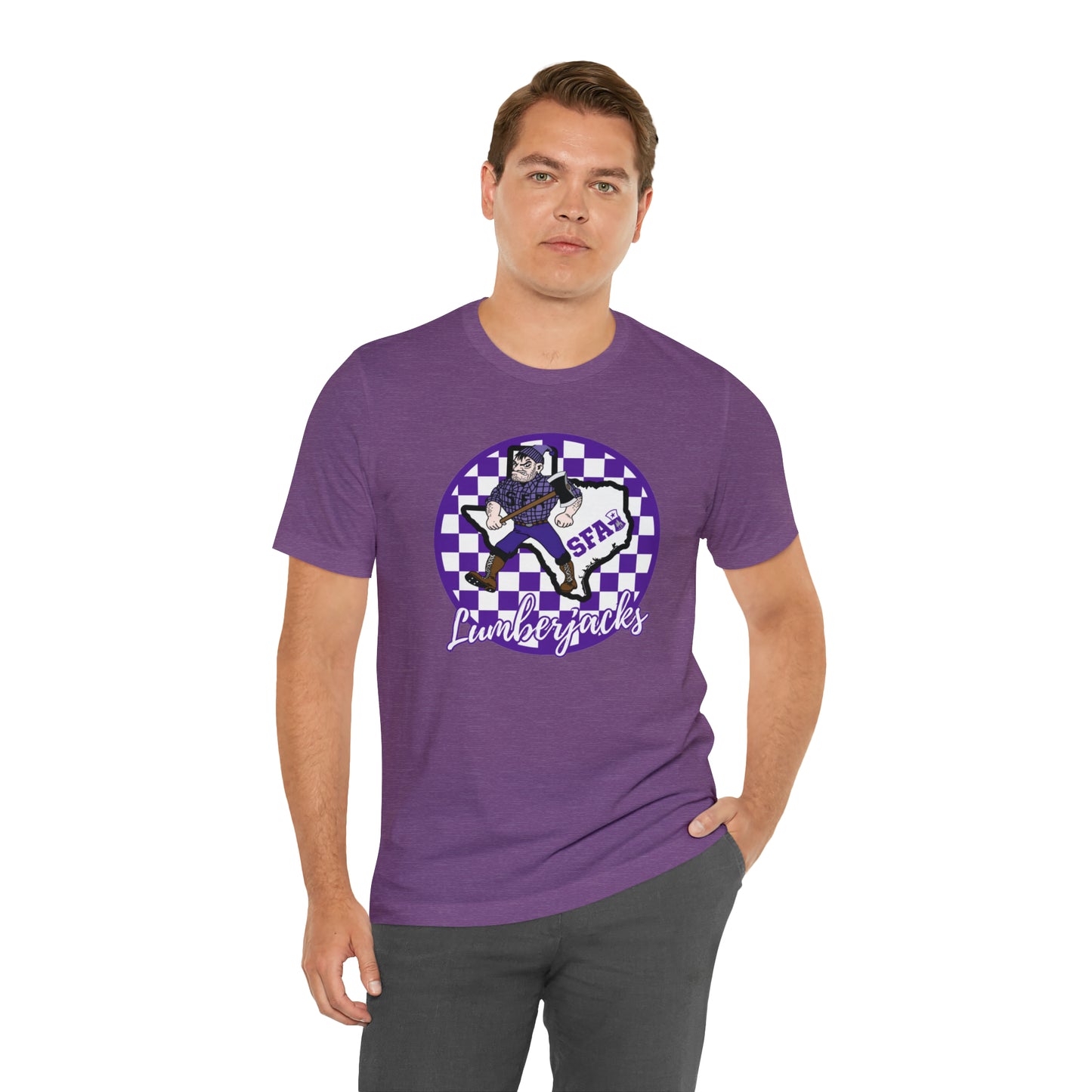 SFA Lumberjacks Checkered Circle