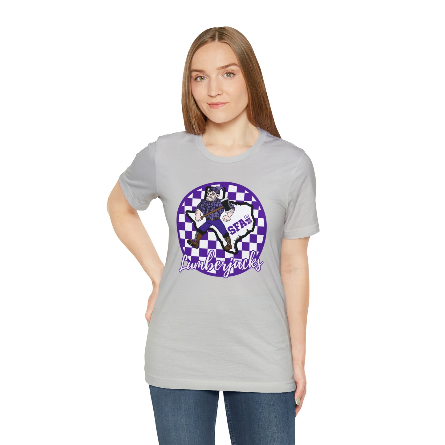 SFA Lumberjacks Checkered Circle