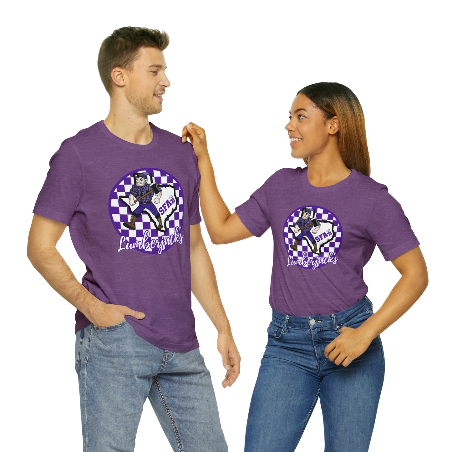 SFA Lumberjacks Checkered Circle