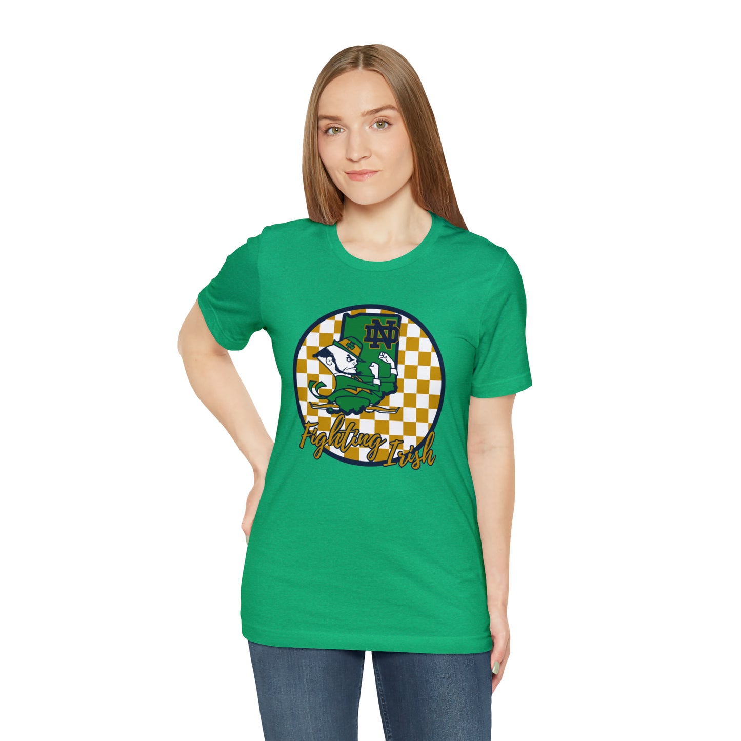 Notre Dame Fighting Irish Checkered Circle