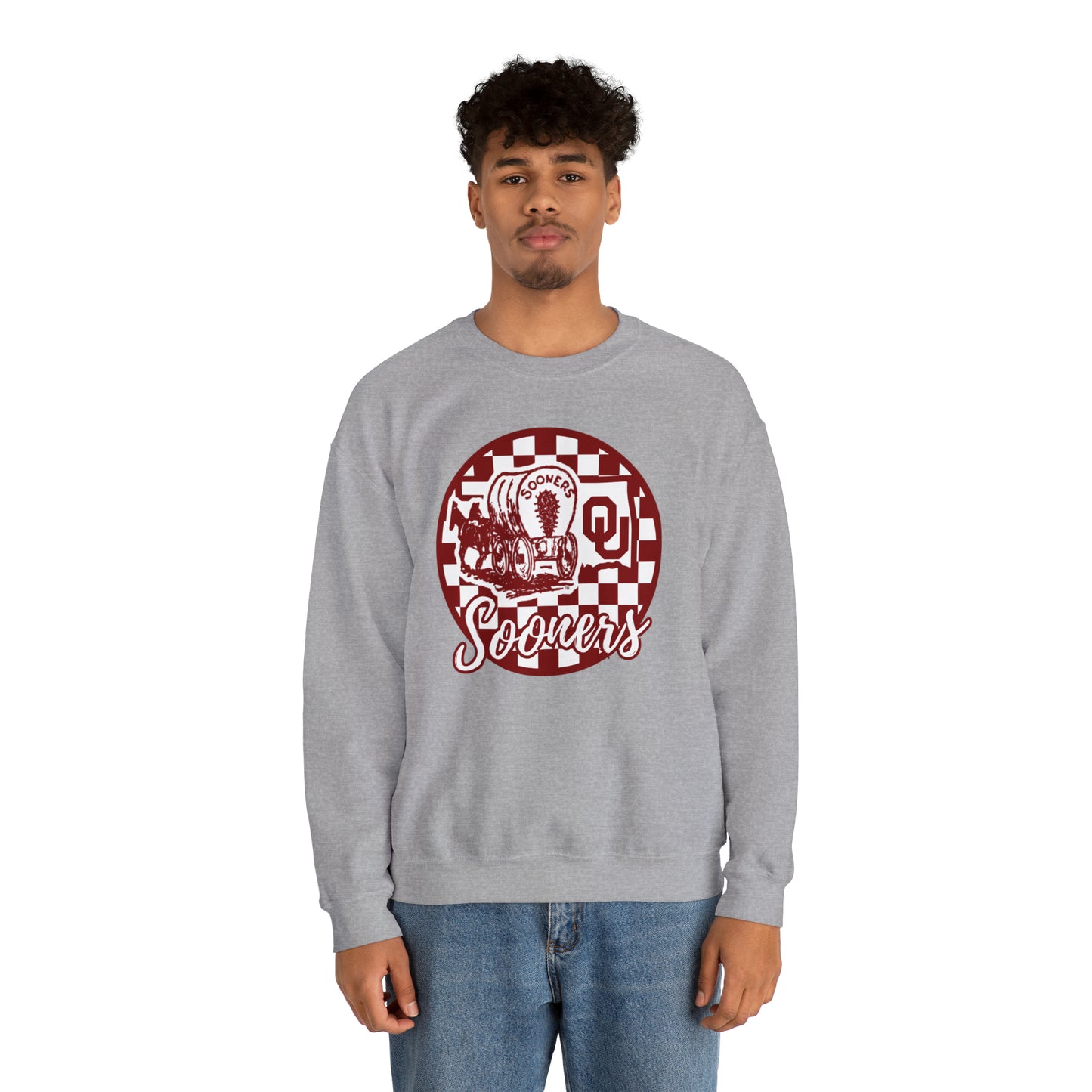 Oklahoma Sooners Checkered Sweatshirt