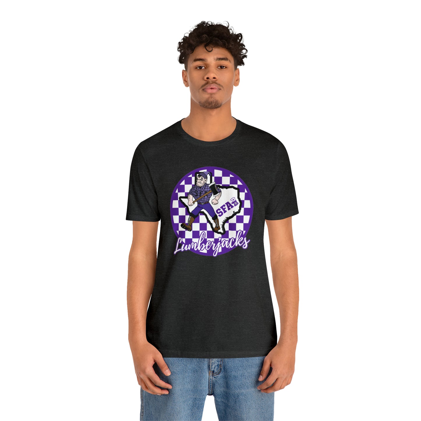 SFA Lumberjacks Checkered Circle