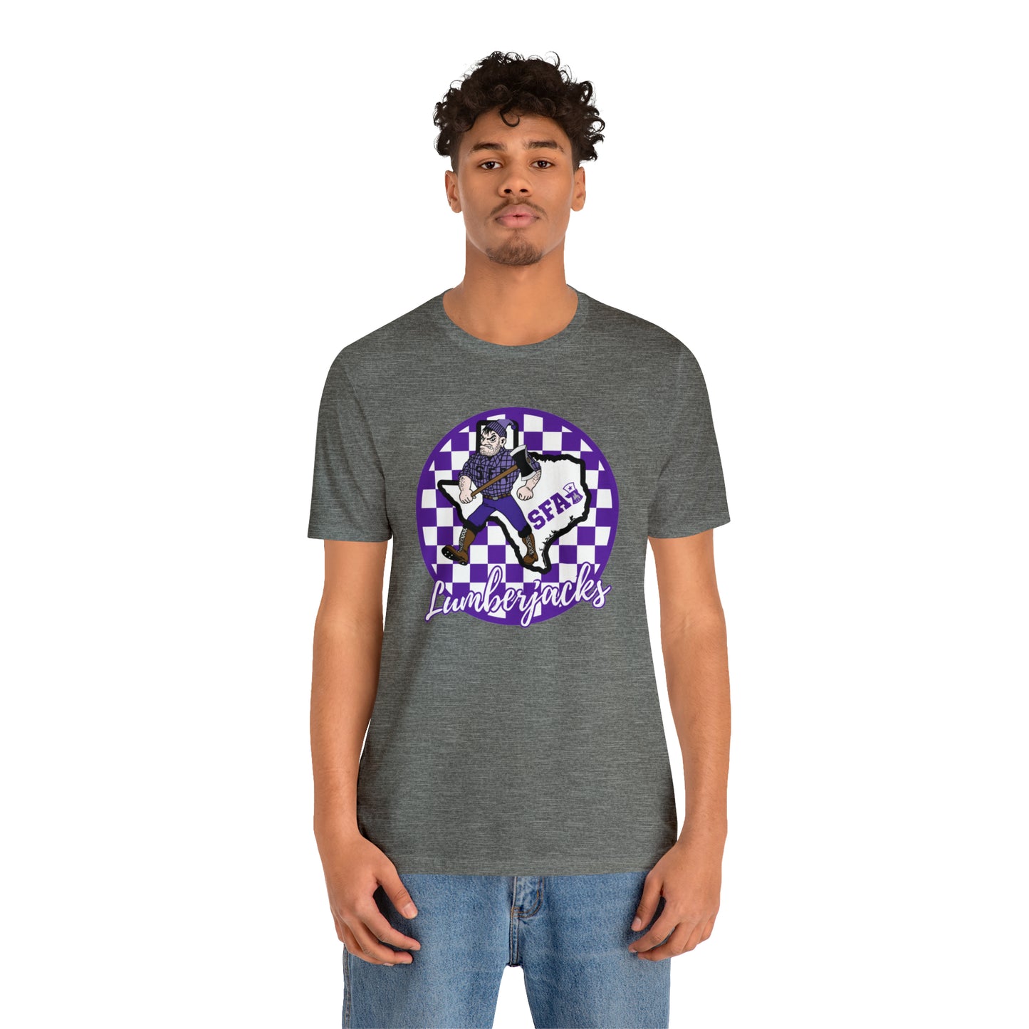 SFA Lumberjacks Checkered Circle