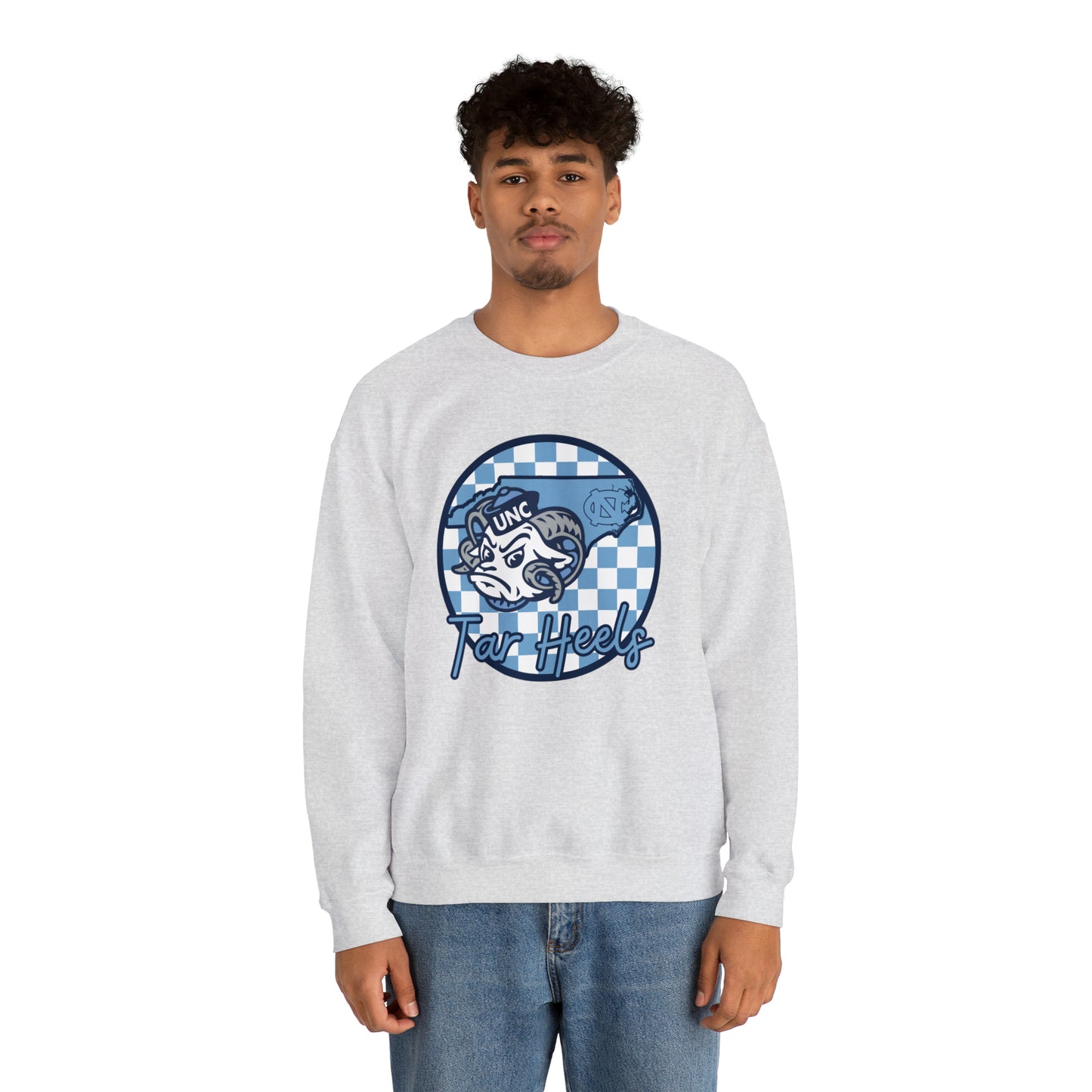 North Carolina Tar Heels Checkered Sweatshirt