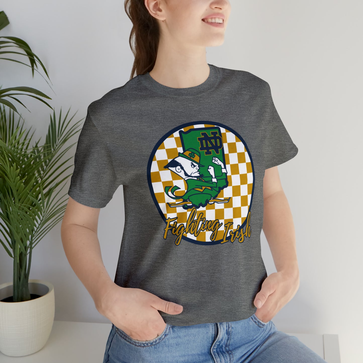 Notre Dame Fighting Irish Checkered Circle