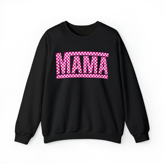 Mama Checkered Sweatshirt