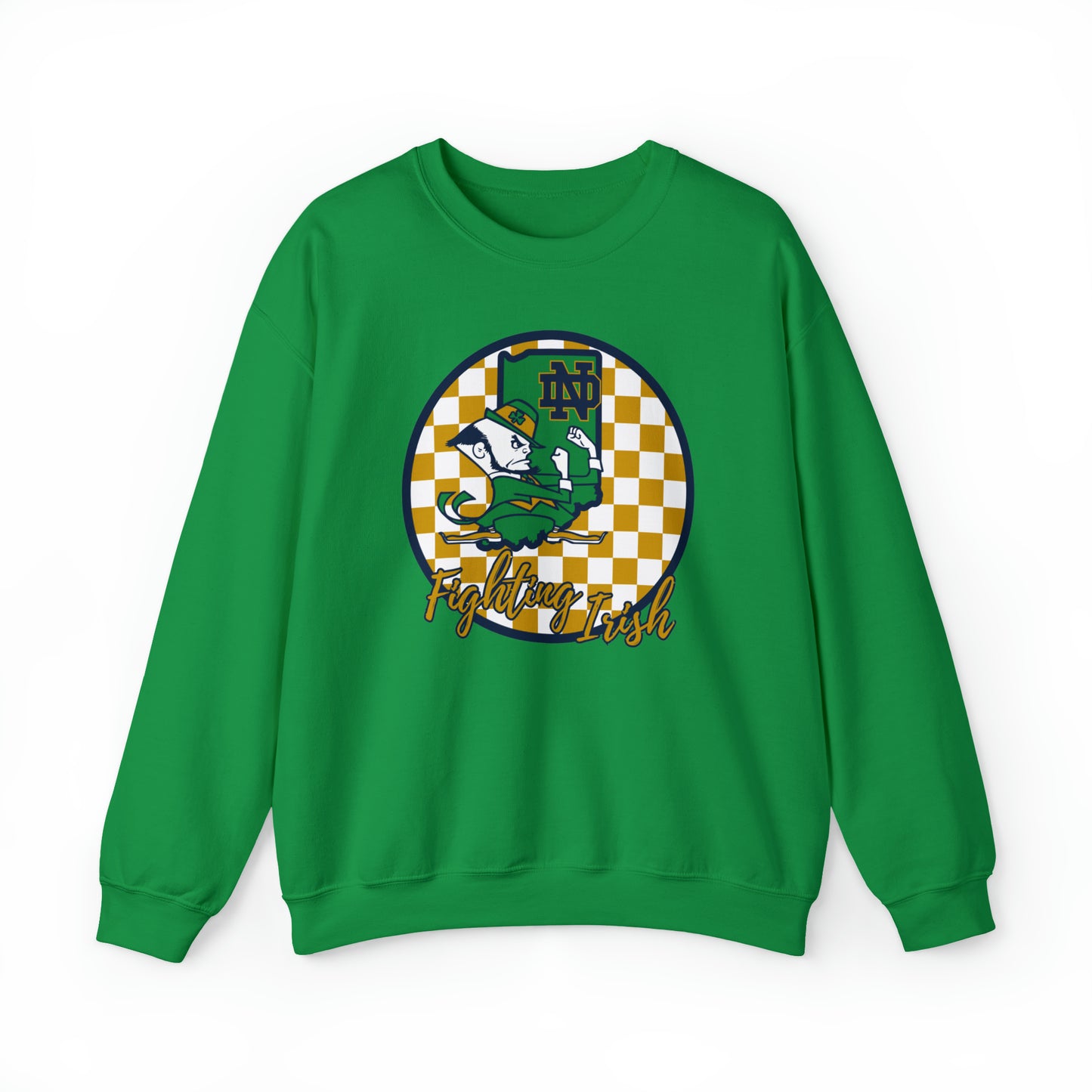 Notre Dame Fighting Irish Checkered Sweatshirt