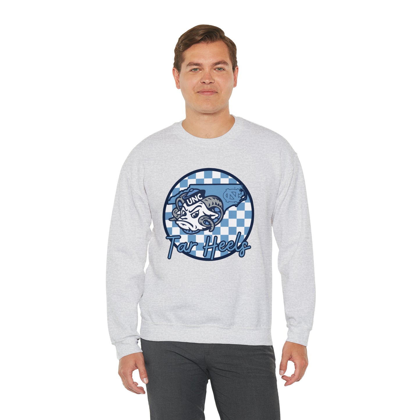 North Carolina Tar Heels Checkered Sweatshirt