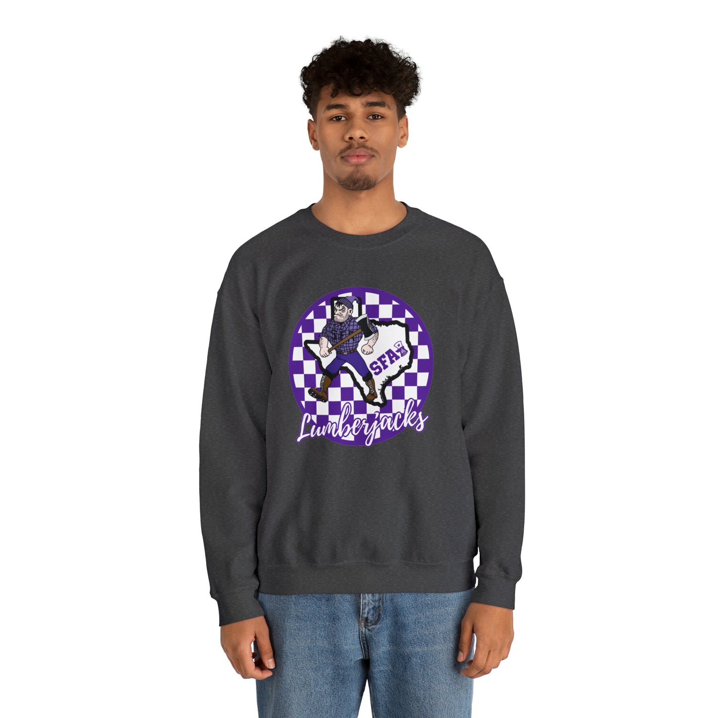 SFA Lumberjacks Checkered Sweatshirt