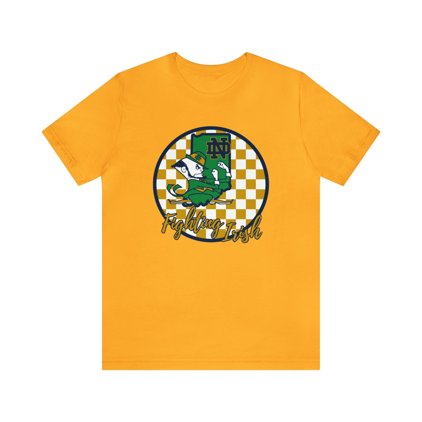 Notre Dame Fighting Irish Checkered Circle