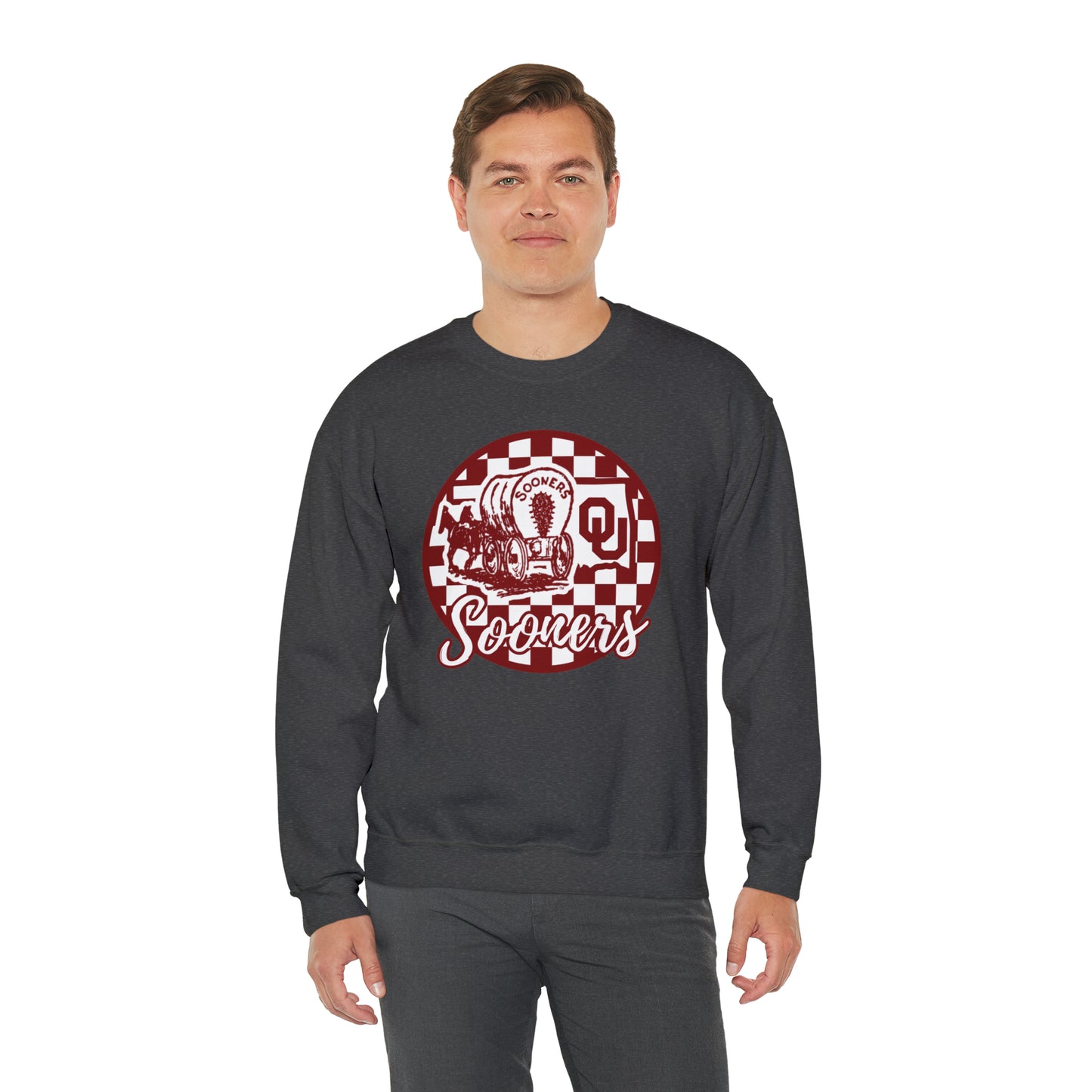 Oklahoma Sooners Checkered Sweatshirt