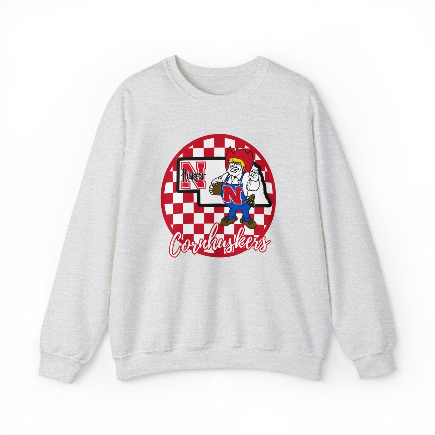 Nebraska Cornhuskers Checkered Sweatshirt