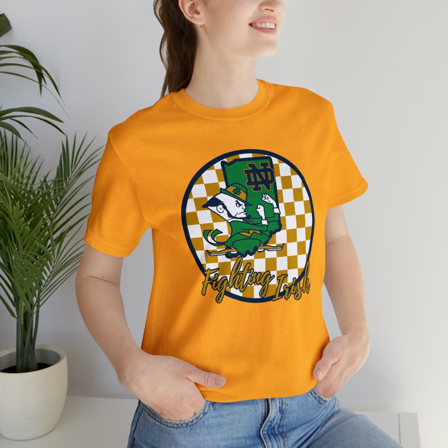 Notre Dame Fighting Irish Checkered Circle