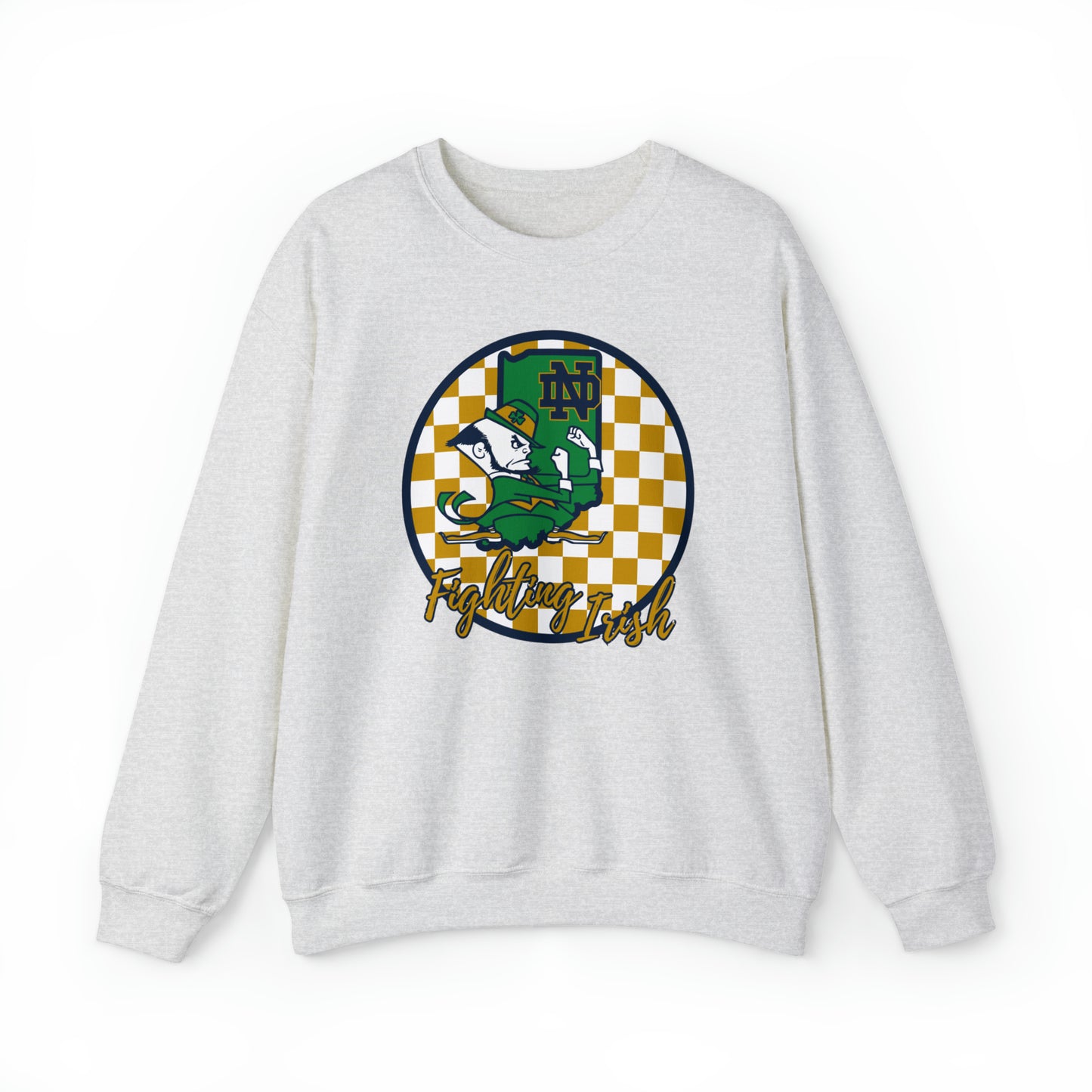 Notre Dame Fighting Irish Checkered Sweatshirt