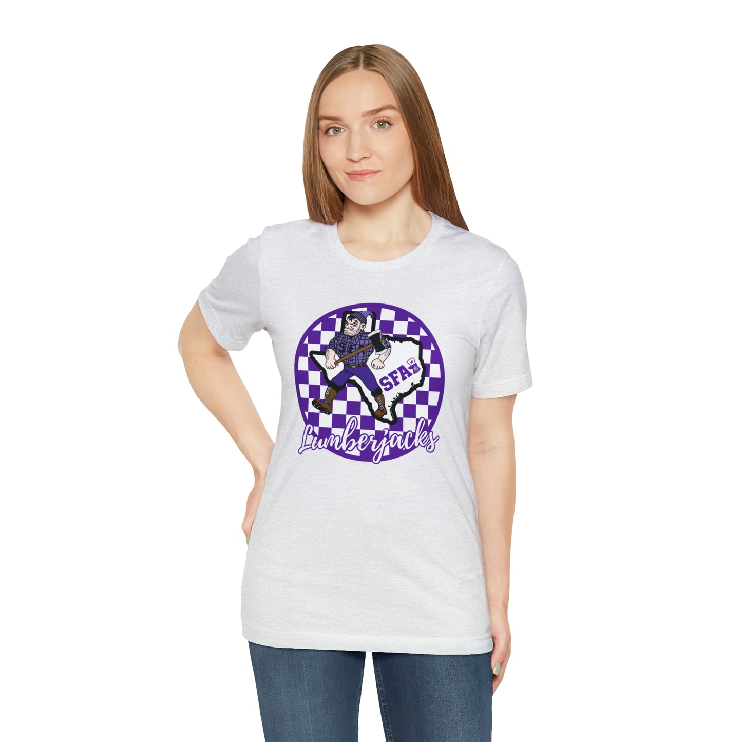 SFA Lumberjacks Checkered Circle