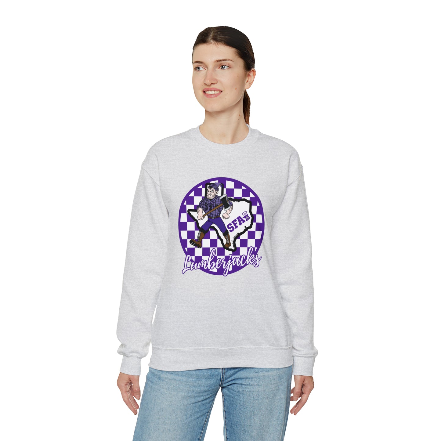 SFA Lumberjacks Checkered Sweatshirt