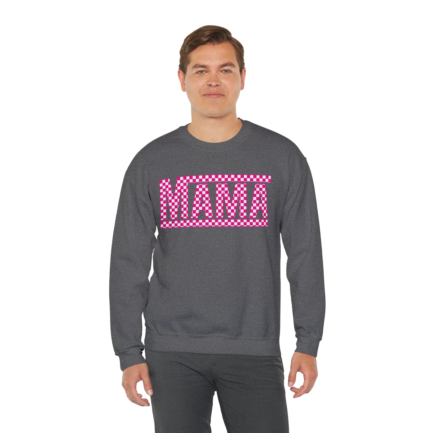 Mama Checkered Sweatshirt