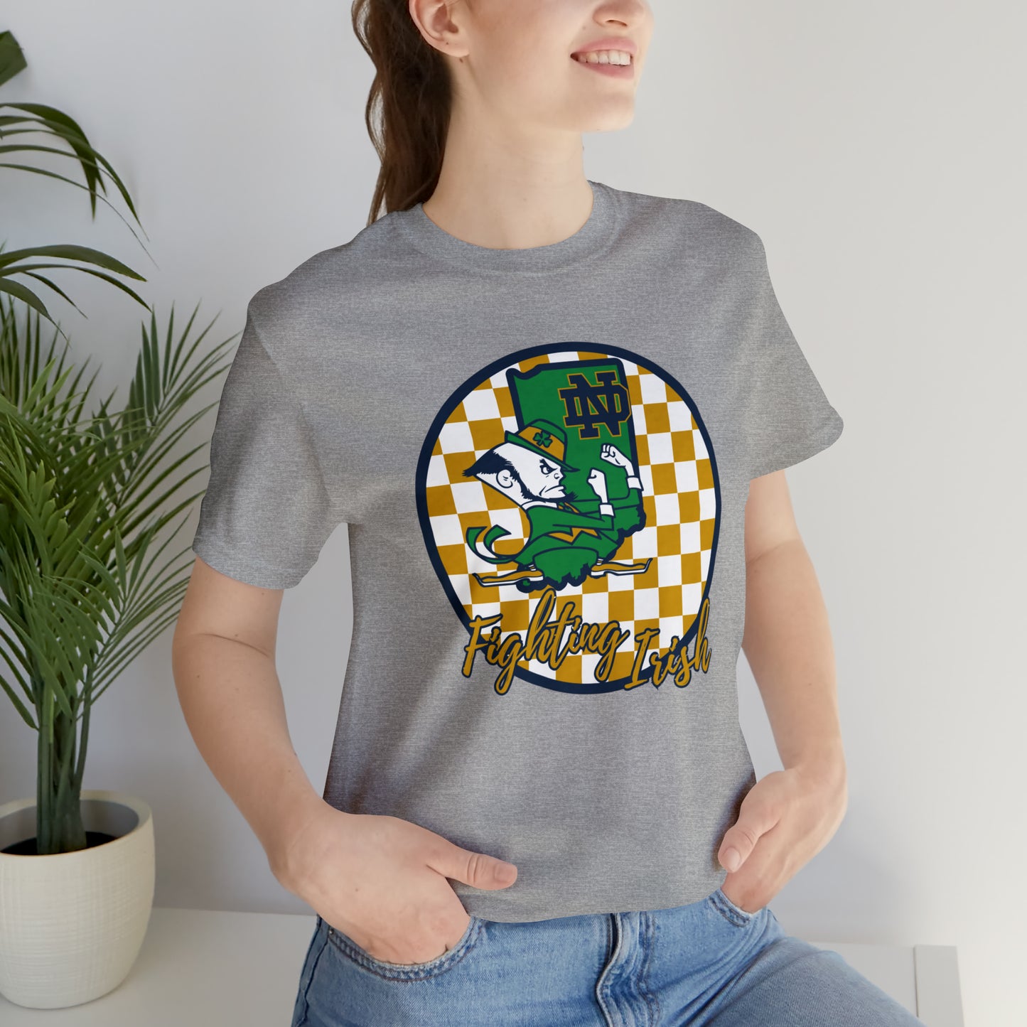 Notre Dame Fighting Irish Checkered Circle