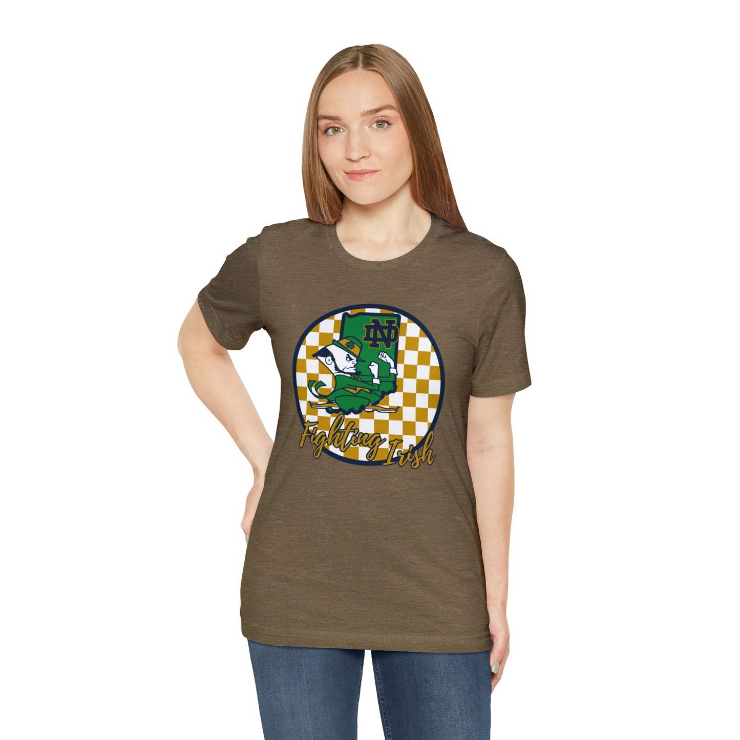 Notre Dame Fighting Irish Checkered Circle